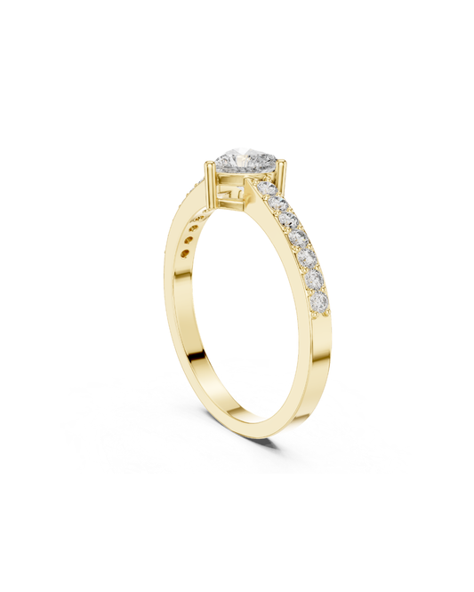 Heart Shape Lab Grown Diamond Ring