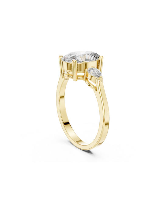 Oval Shape Lab Grown Diamond Ring