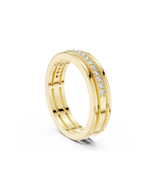 Round Shape Lab Grown Diamond Ring