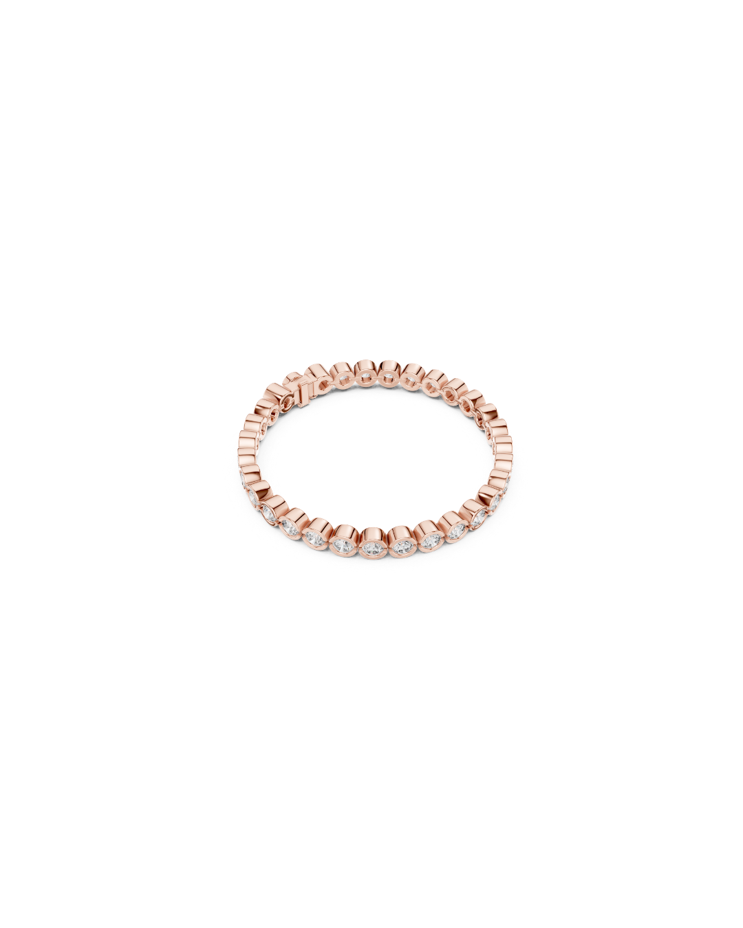 Round Shape Lab Grown Diamond Bracelet