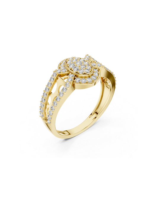 Round Shape Lab Grown Diamond Ring