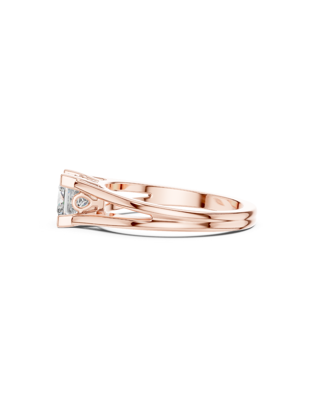 Princess Shape Lab Grown Diamond Ring