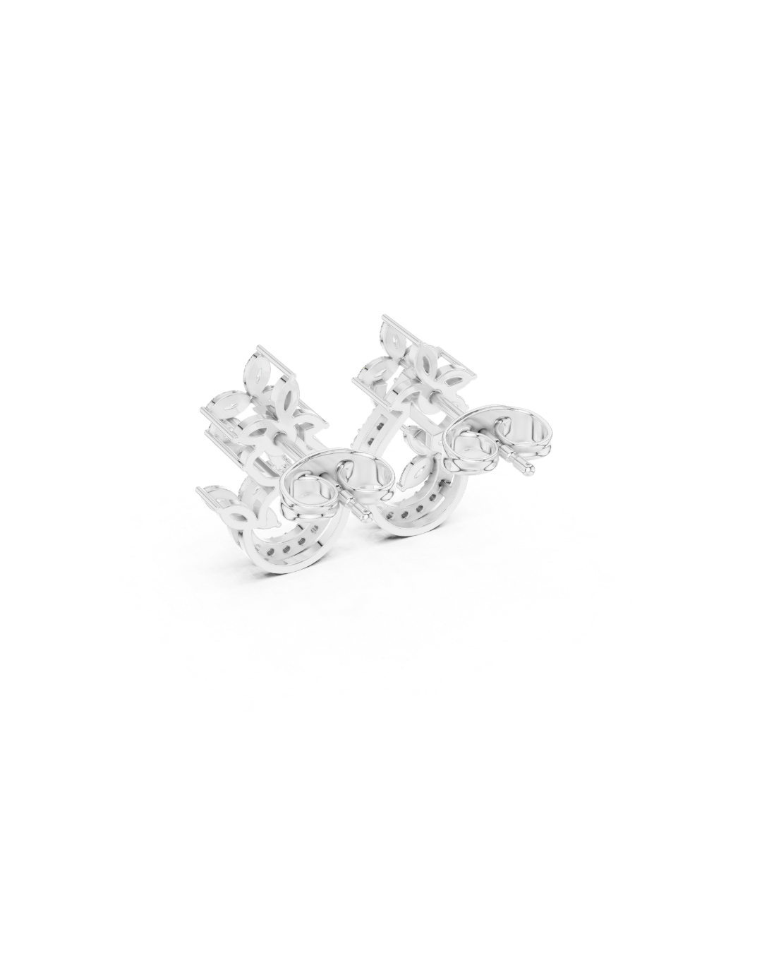 Round Shape Diamond Earring4
