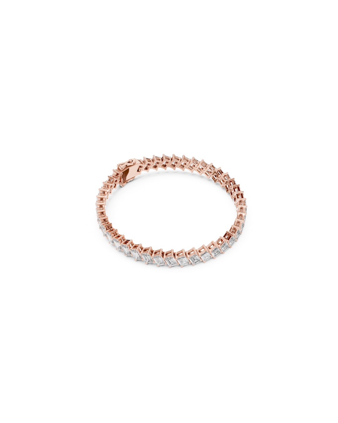 Round Shape Lab Grown Diamond Bracelet