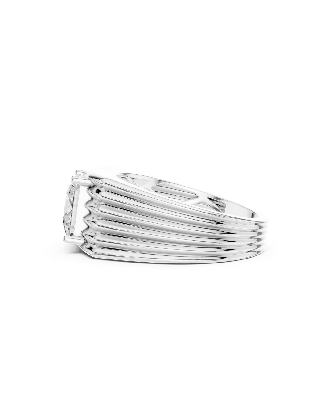 Princess Shape 2.00 CT.Diamond Ring