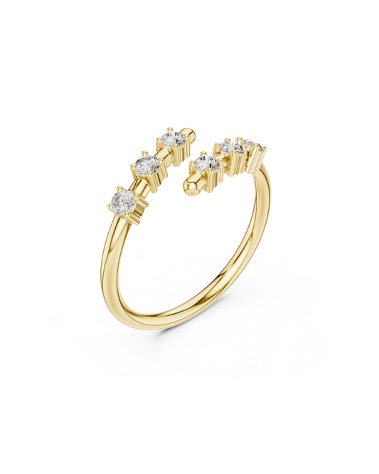 Round Shape Lab Grown Diamond Ring