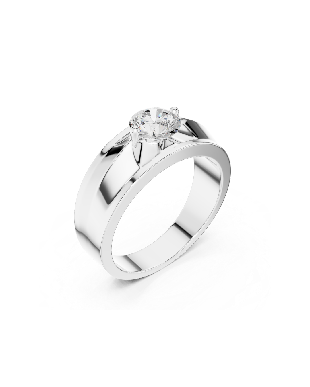 Round Shape 1.03 CT.Diamond Ring