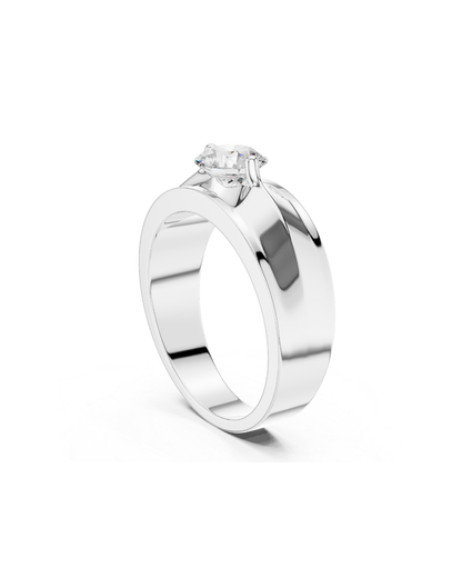 Round Shape 1.03 CT.Diamond Ring