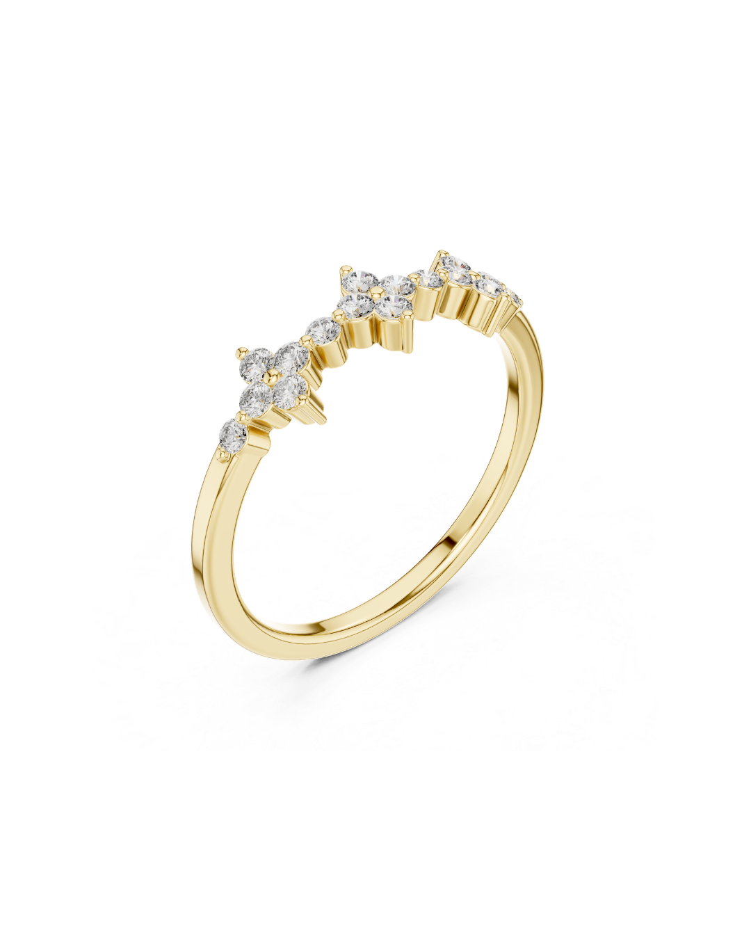 Round Shape Lab Grown Diamond Ring