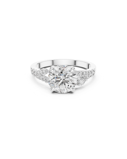 Round Shape Lab Grown Diamond Ring