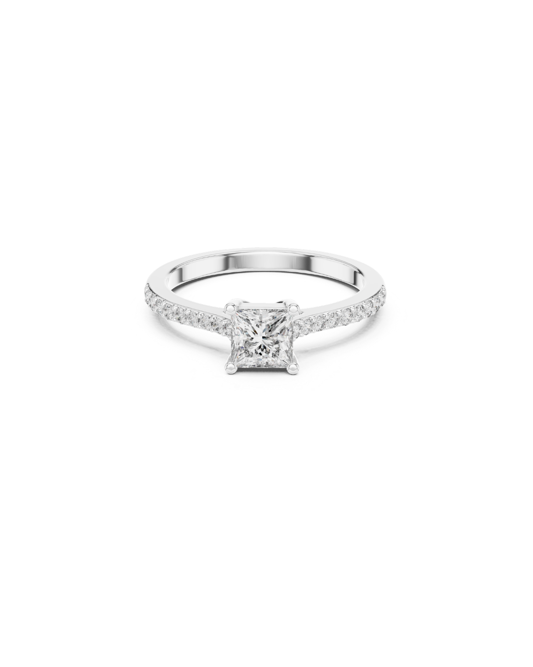 Round Shape Lab Grown Diamond Ring