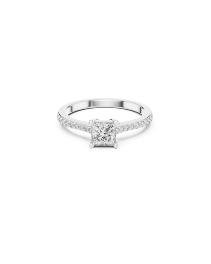 Round Shape Lab Grown Diamond Ring