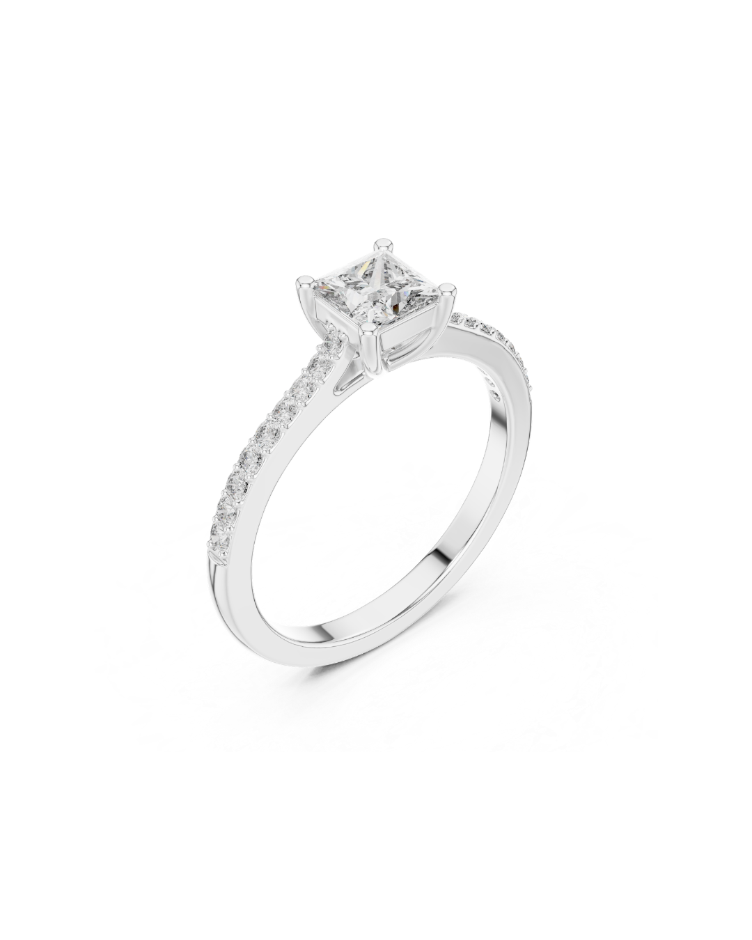 Round Shape Lab Grown Diamond Ring