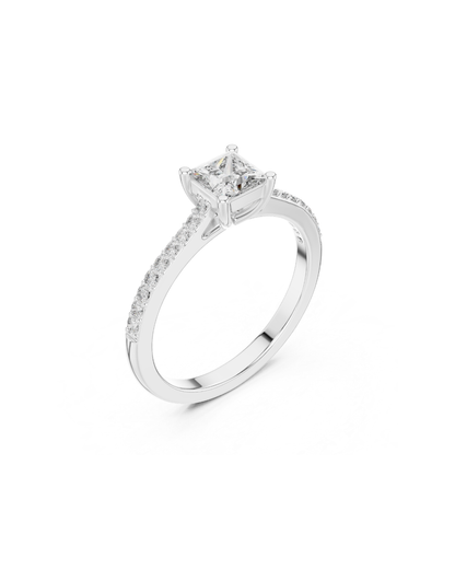 Round Shape Lab Grown Diamond Ring