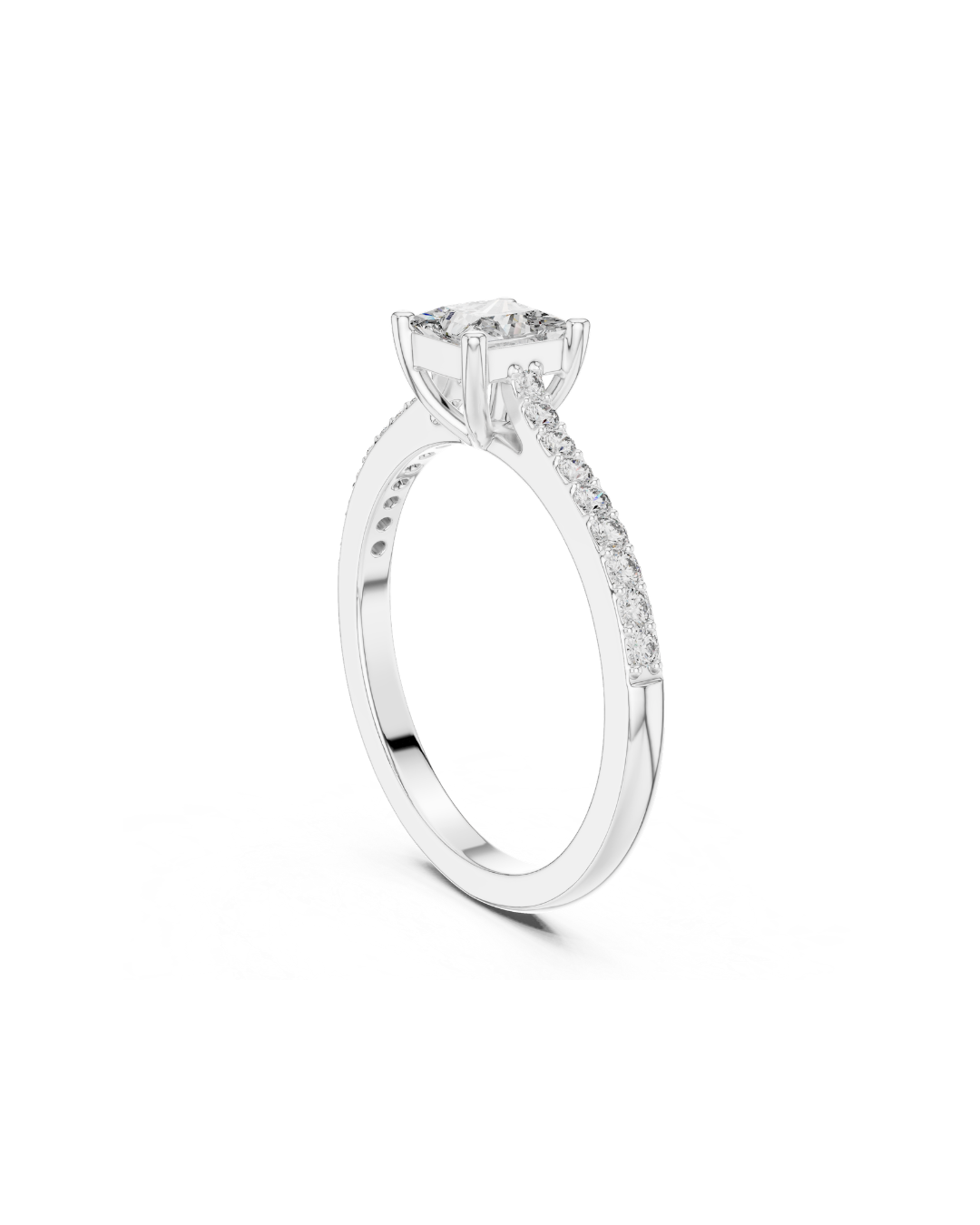 Round Shape Lab Grown Diamond Ring