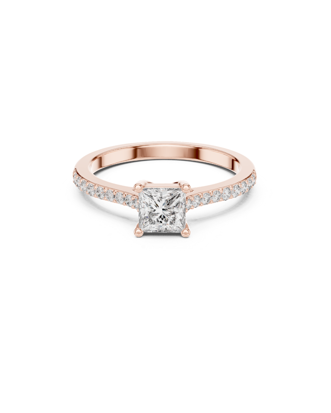Round Shape Lab Grown Diamond Ring