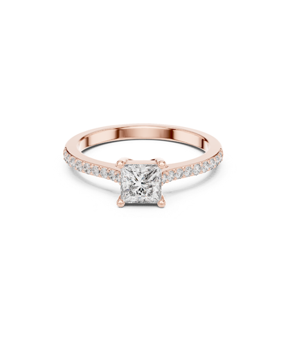 Round Shape Lab Grown Diamond Ring