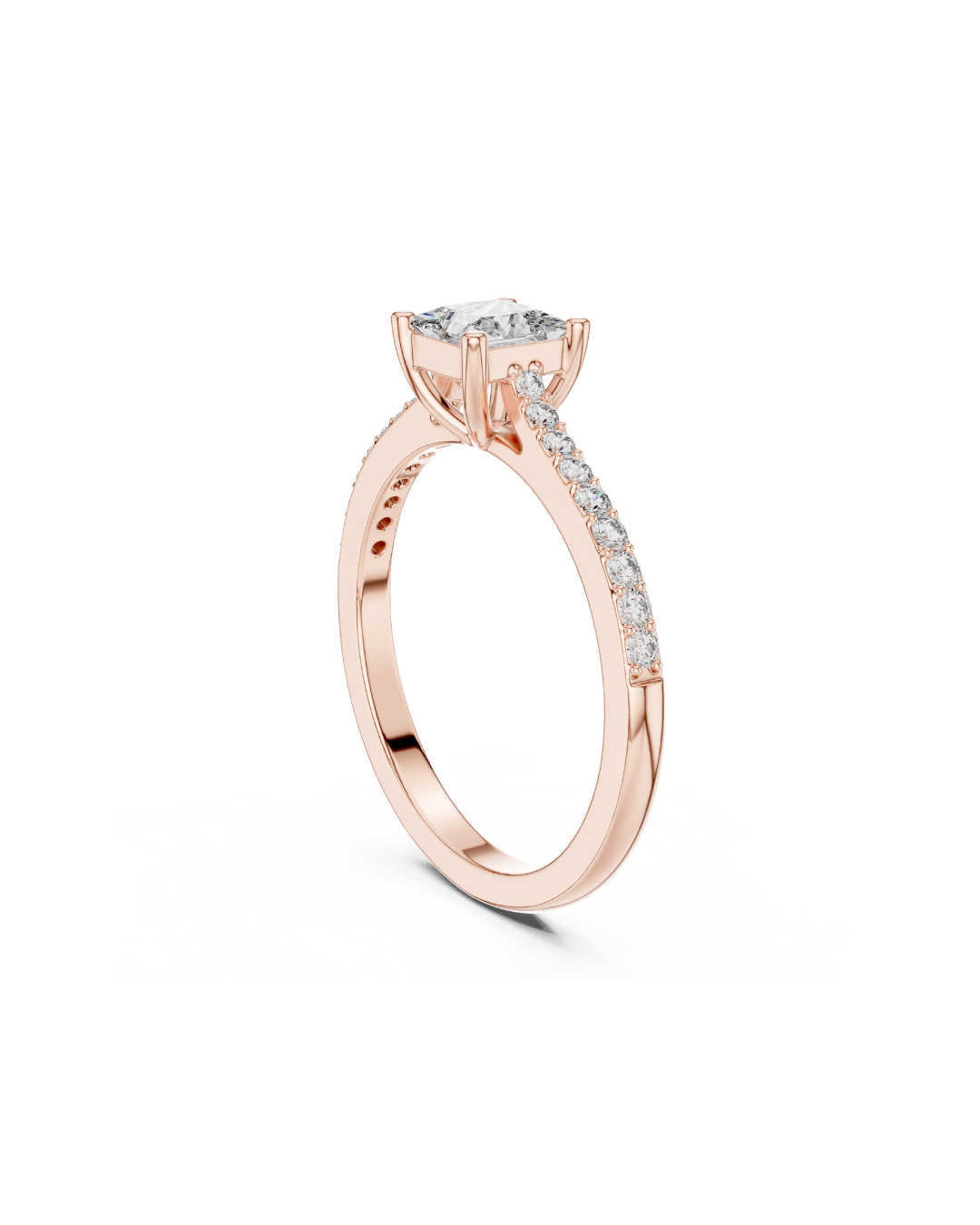 Round Shape Lab Grown Diamond Ring