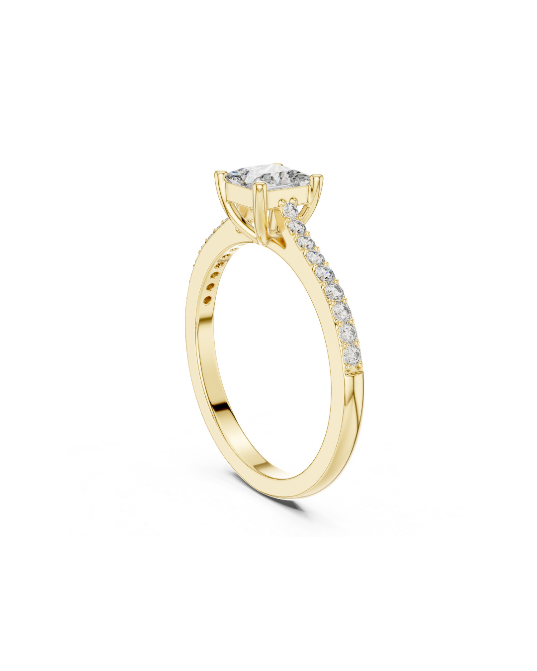 Round Shape Lab Grown Diamond Ring