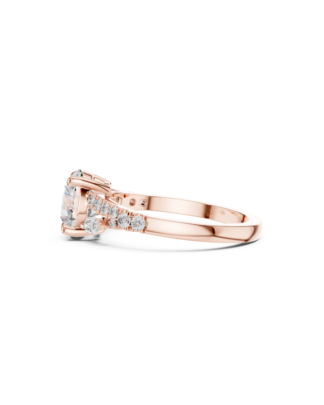 Round Shape Lab Grown Diamond Ring