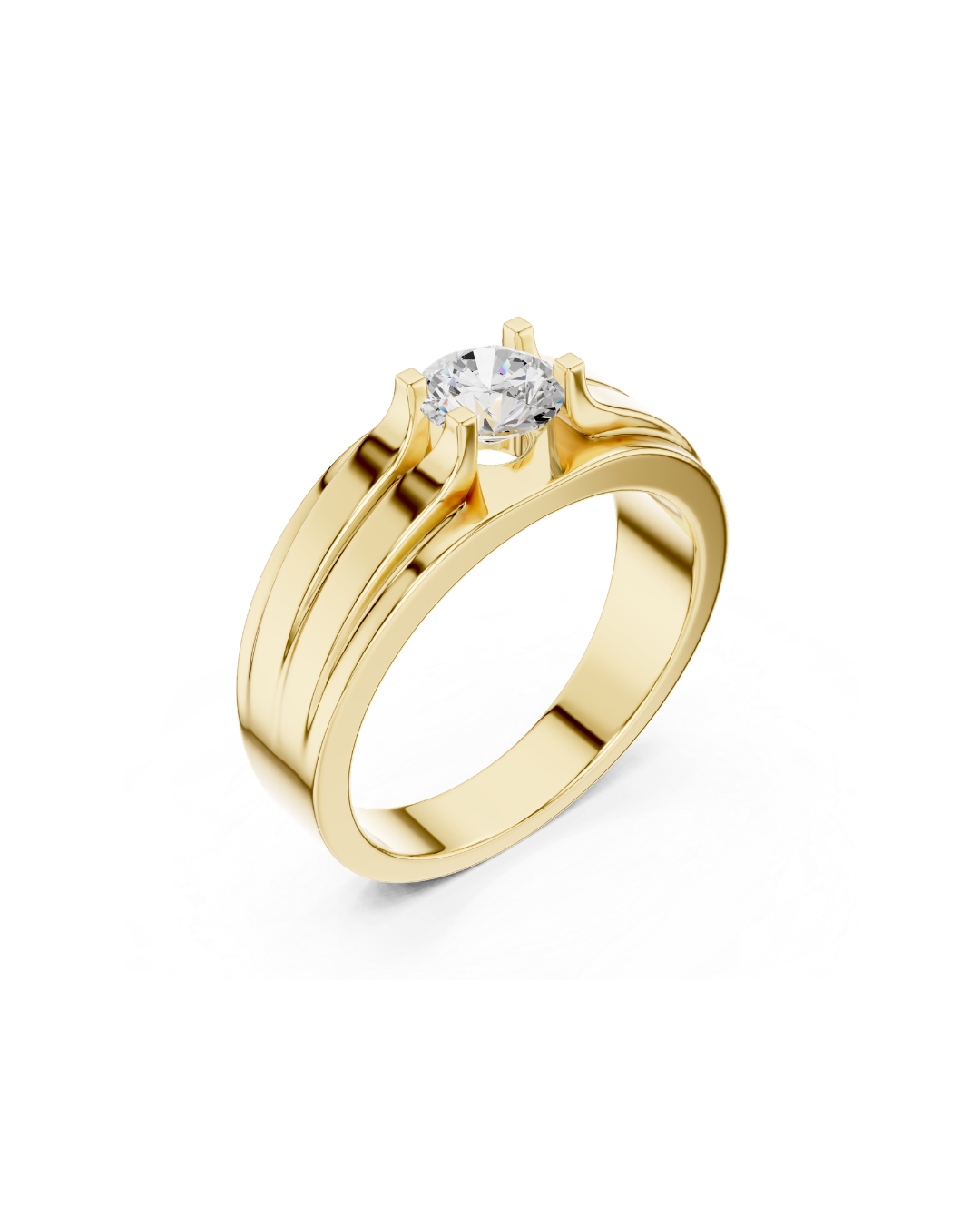 Round Shape 0.91 CT.Diamond Ring