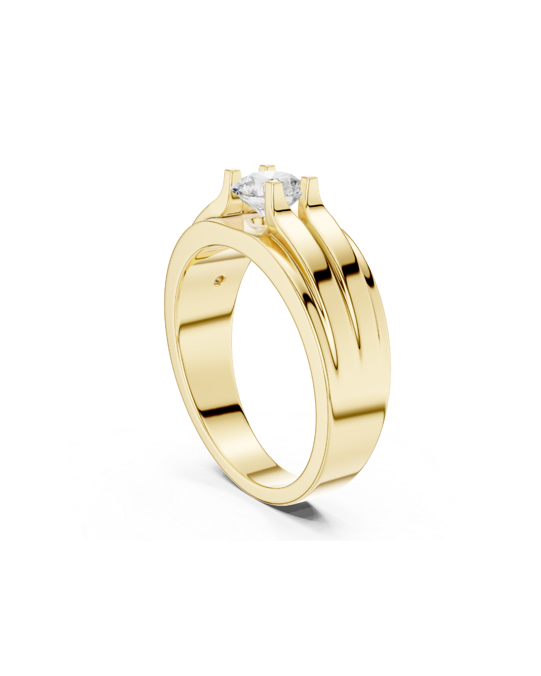 Round Shape 0.91 CT.Diamond Ring