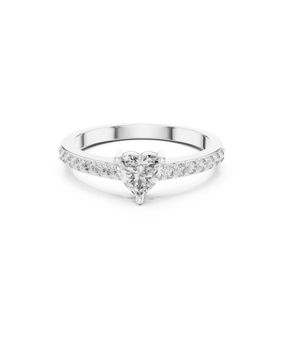 Heart Shape Lab Grown Diamond Ring