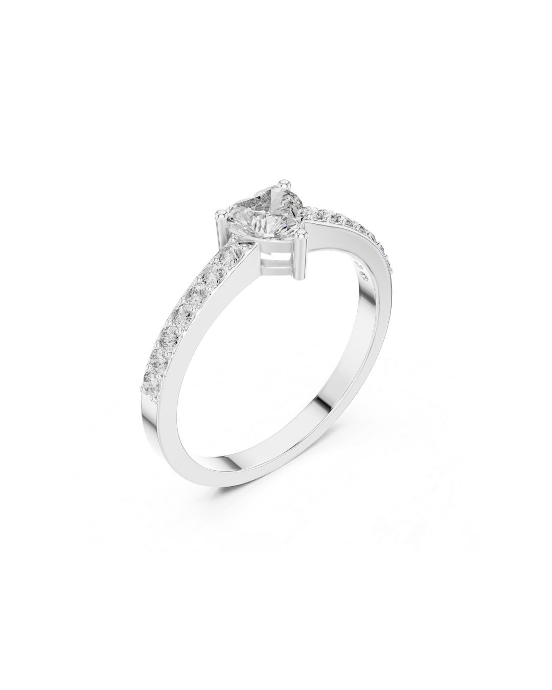 Heart Shape Lab Grown Diamond Ring