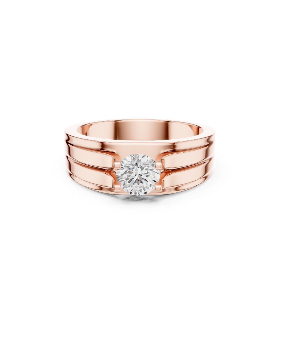 Round Shape 0.91 CT.Diamond Ring