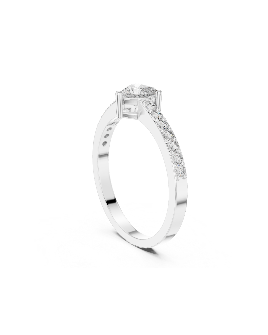 Heart Shape Lab Grown Diamond Ring