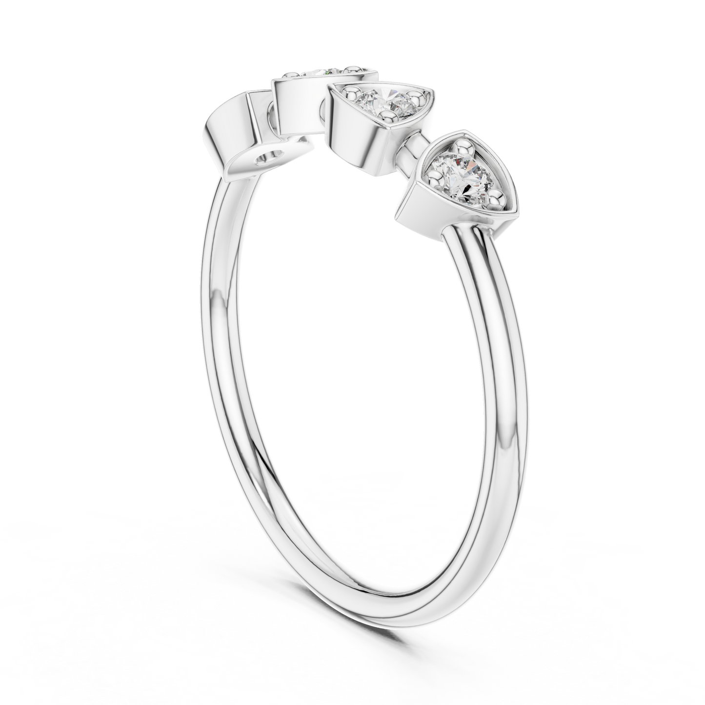 Round Shape Lab Grown Diamond Ring