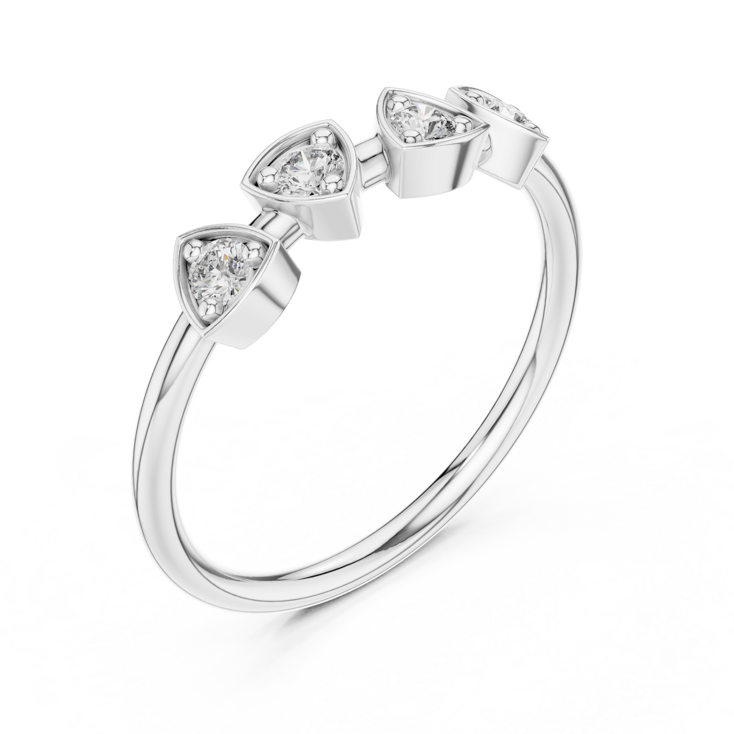 Round Shape Lab Grown Diamond Ring