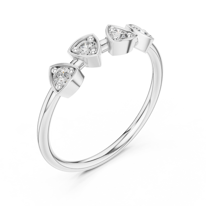 Round Shape Lab Grown Diamond Ring