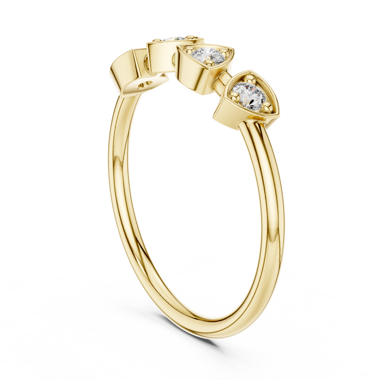 Round Shape Lab Grown Diamond Ring