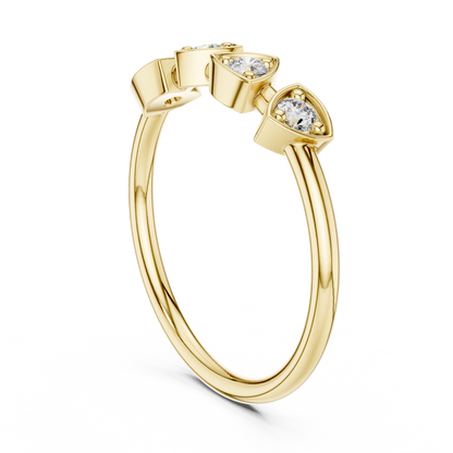 Round Shape Lab Grown Diamond Ring