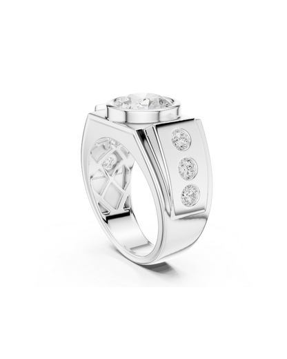 Round Shape 3.00 CT.Diamond Ring