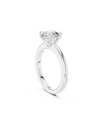 Round Shape Lab Grown Diamond Ring
