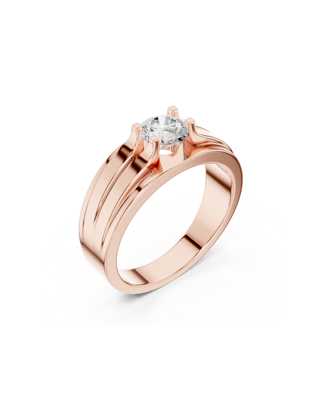 Round Shape 0.91 CT.Diamond Ring