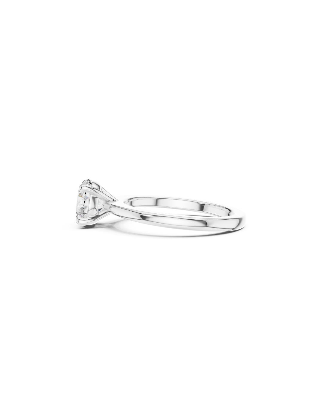 Round Shape Lab Grown Diamond Ring