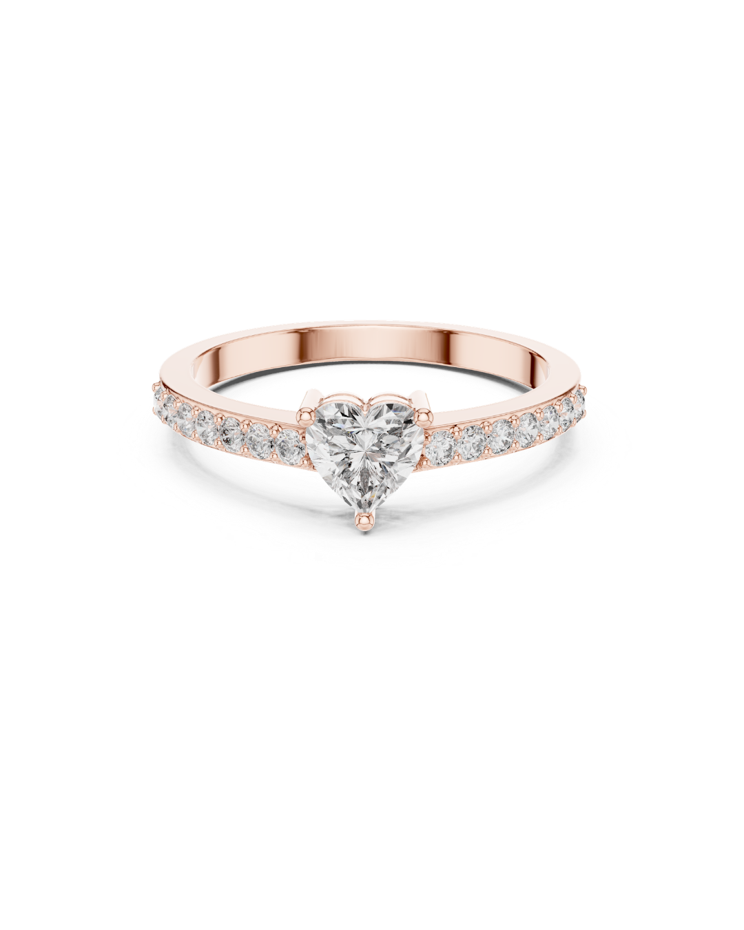 Heart Shape Lab Grown Diamond Ring
