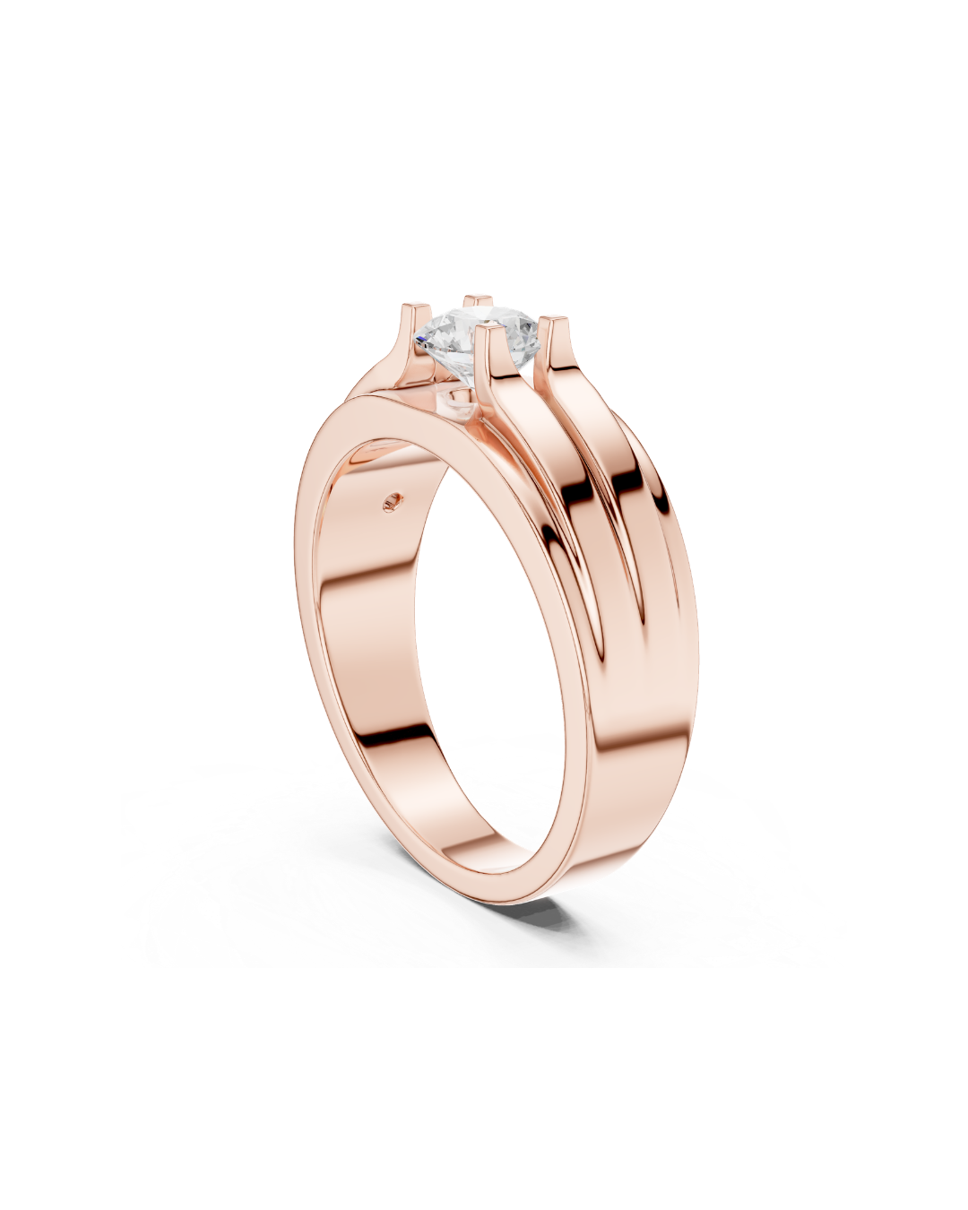 Round Shape 0.91 CT.Diamond Ring