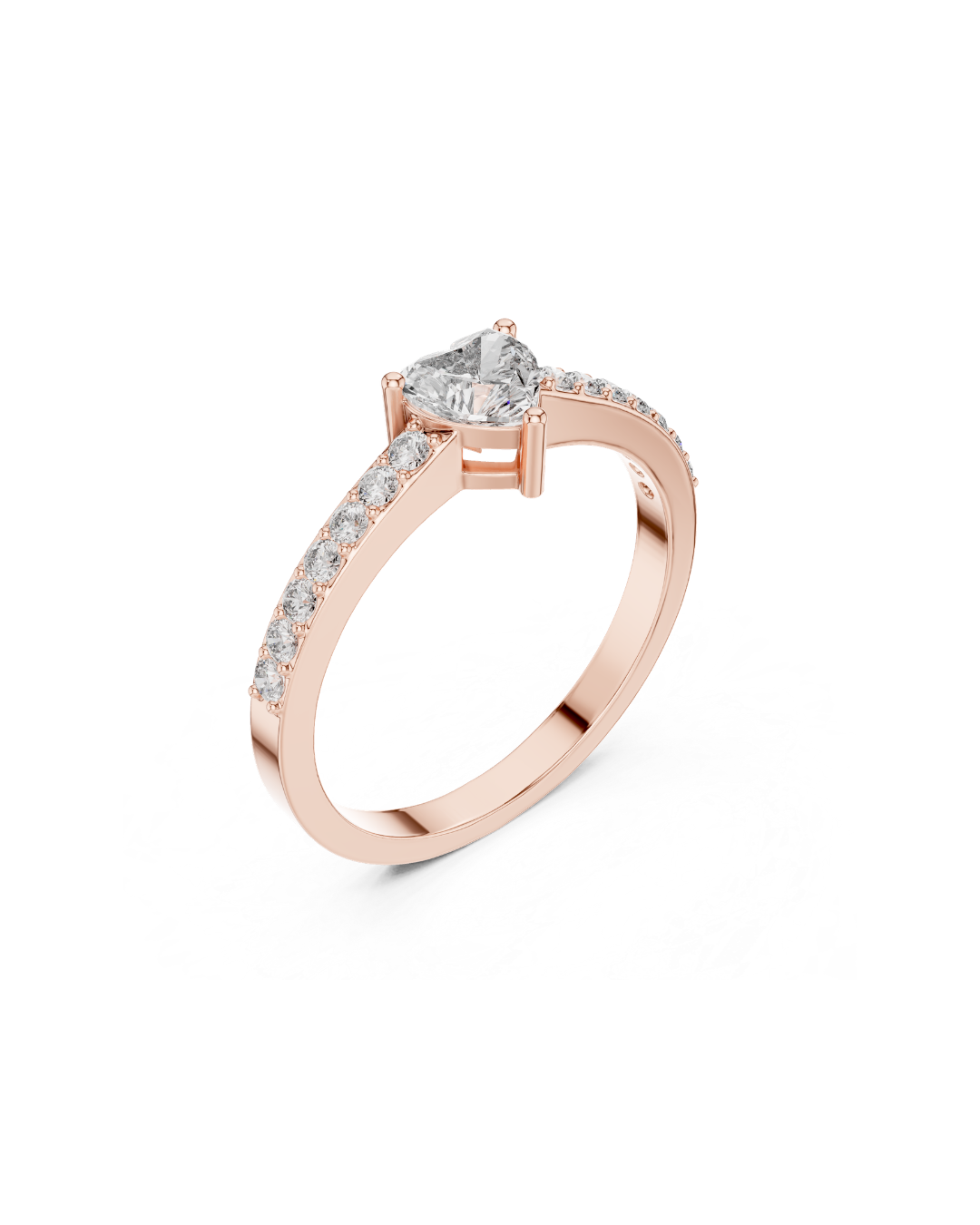 Heart Shape Lab Grown Diamond Ring