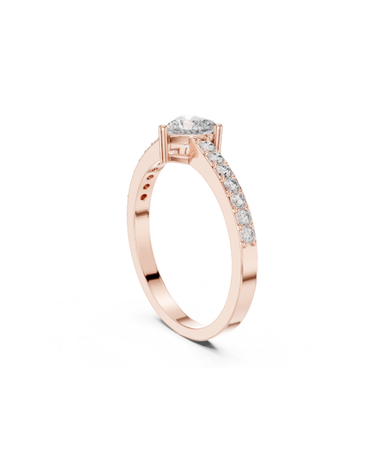 Heart Shape Lab Grown Diamond Ring