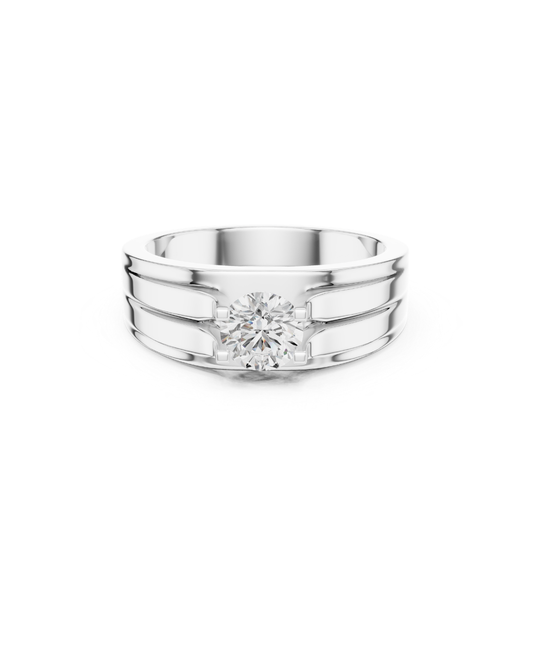Round Shape 0.91 CT.Diamond Ring