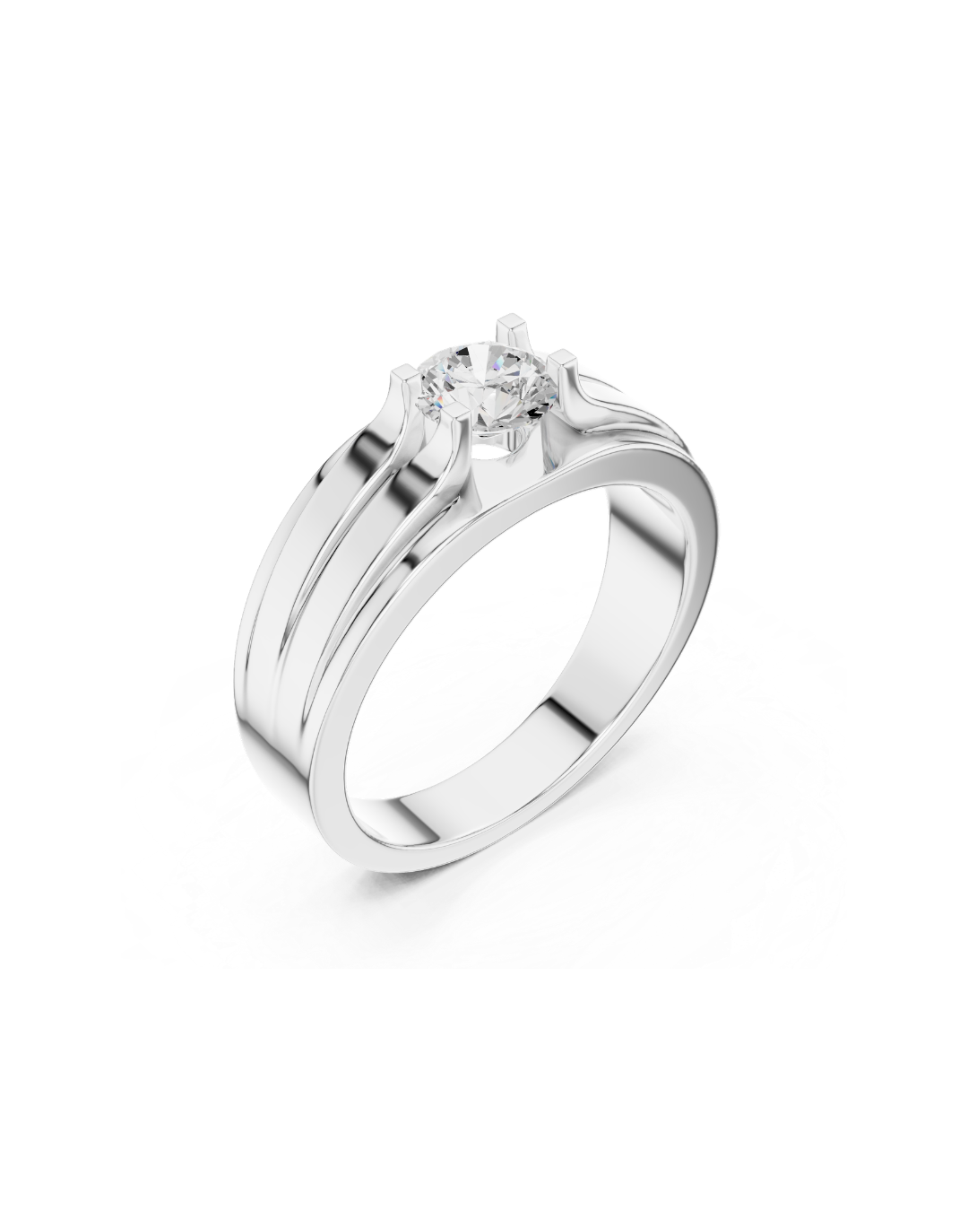 Round Shape 0.91 CT.Diamond Ring