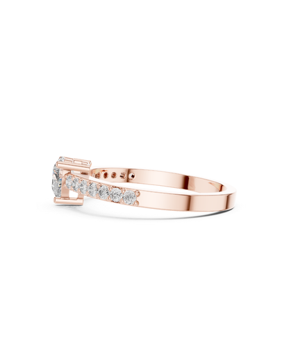 Heart Shape Lab Grown Diamond Ring