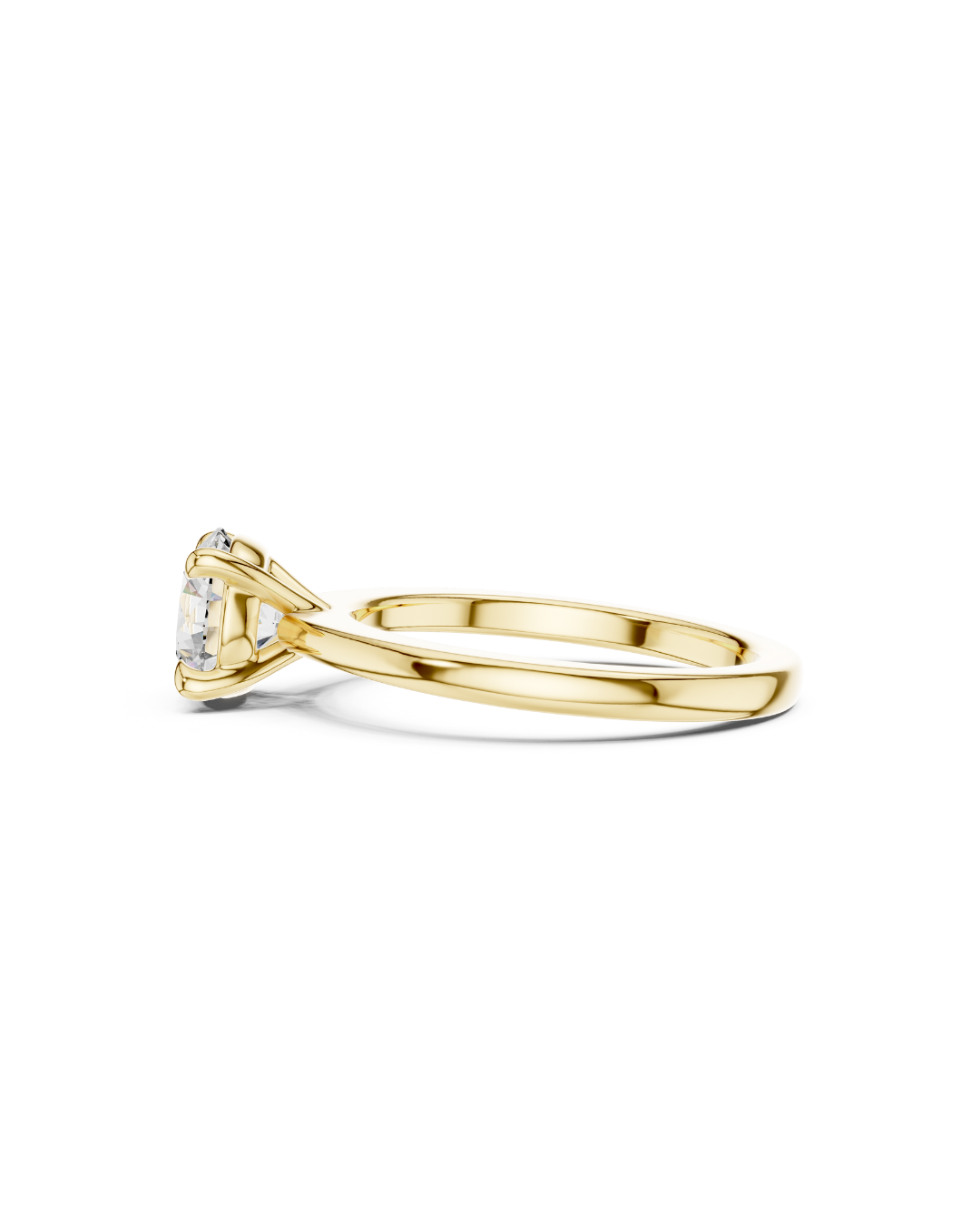 Round Shape Lab Grown Diamond Ring