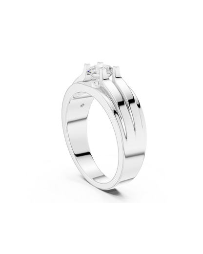 Round Shape 0.91 CT.Diamond Ring
