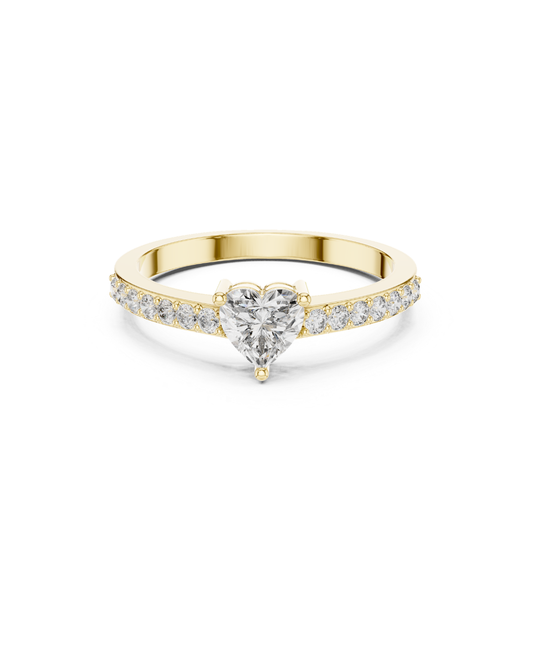 Heart Shape Lab Grown Diamond Ring