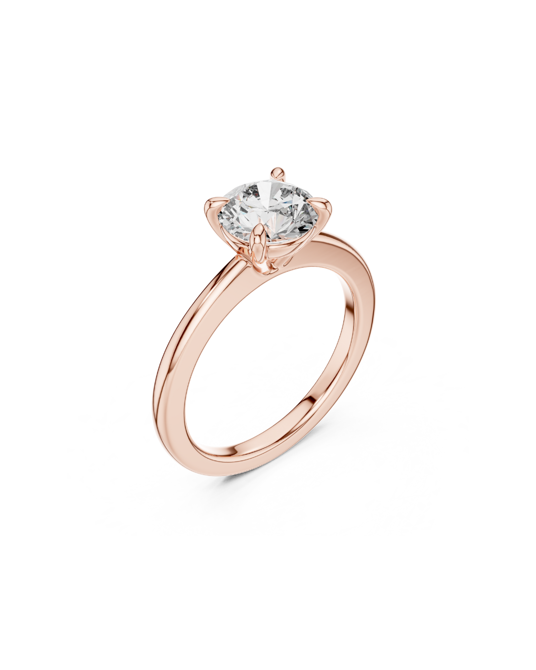 Round Shape Lab Grown Diamond Ring